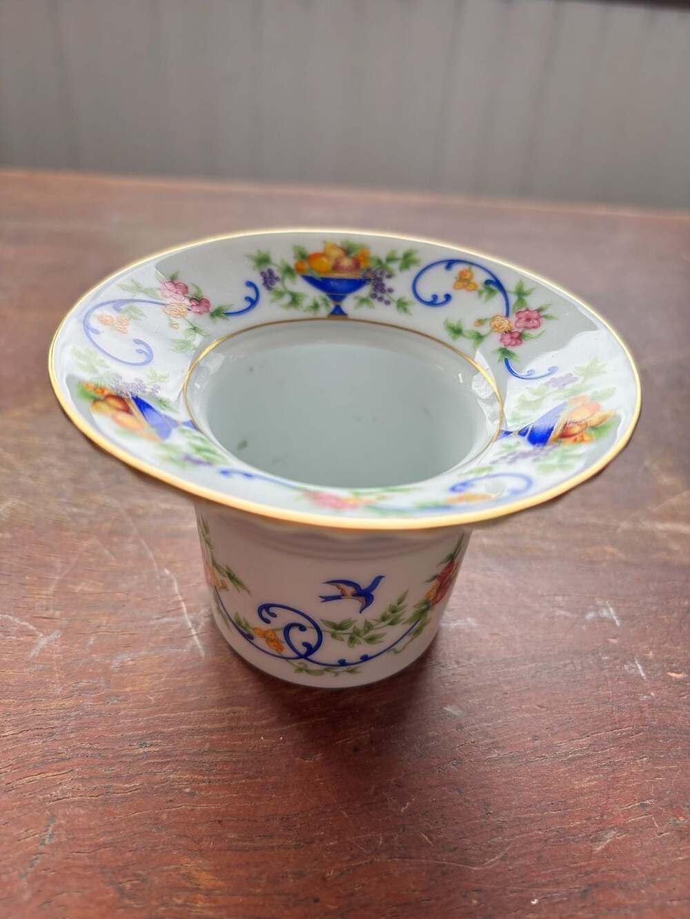 Haviland Limoges Renaissance Urns of Fruit Candle Holder